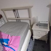 letto singolo con doghe e materassino