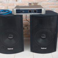 Diffusori e amplificatore