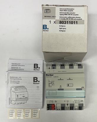 Attuatore dimmer KNX easy 1x300W Berker