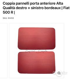 Coppia pannelli alta qualita’ Fiat 500 R L