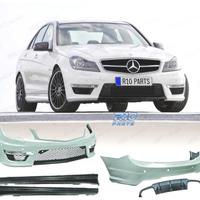 KIT CARROZZERIA MERCEDES C W204 11-15 LOOK AMG C63