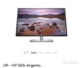 Monitor HP 32s display