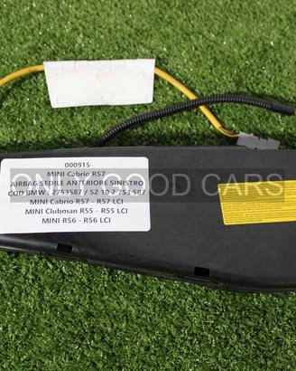 Airbag sedile ant sx mini cabrio r57 | 000915