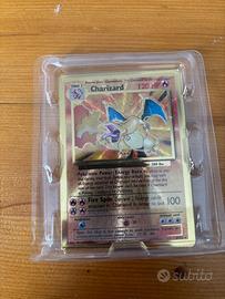 Carta Charizard metal