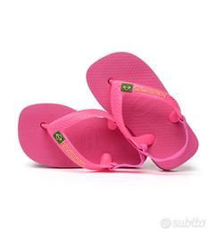 HAVAIANAS BAMBINA ROSA TG BR25-26 EU27-28 USA10C