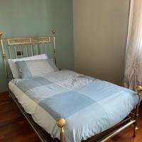 Letto vintage ottone 1 piazza e mezza
