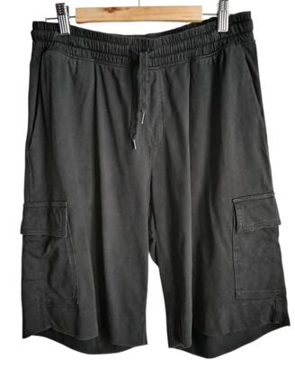 Pantaloncini cargo neri uomo. Taglia M. Ragno.