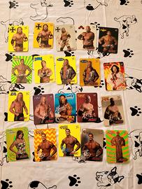Lotto 160 carte wwe wrestling