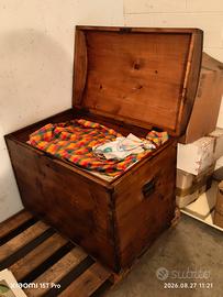 Baule rustico in arte povera
