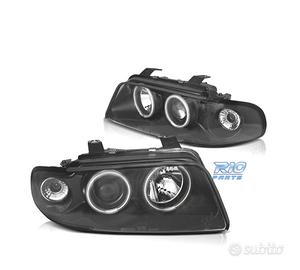 FARI PER AUDI A4 B5 94-99 ANGEL EYES CCFL FONDO NE