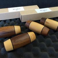Coppia manopole legno x bicicletta freni bacchetta