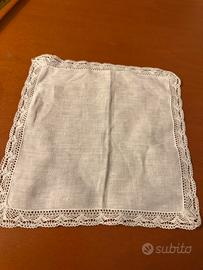 Fazzoletto di lino antico