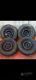 Cerchi fiat panda 14 set gomme neve 175/65 14