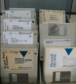 Floppy MS-DOS, Windows, Excel, Word originali