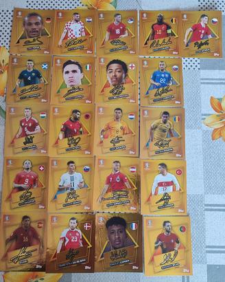 21 SP GOLD CON FIRMA FIGURINE TOPPS EURO 2024