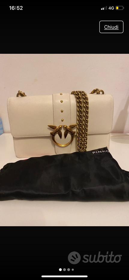 Pinko borsa bianca Vendita in Abbigliamento e accessori