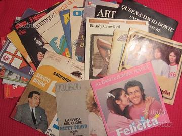 Dischi vinile 45 giri musica italiana e straniera