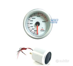 OROLOGIO TEMPERATURA OLIO SFONDO BIANCO ILLUMINATO