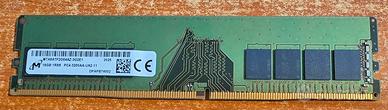 Dimm Micron Technology DDR4 1x 16GB - 1RX8 PC4 320