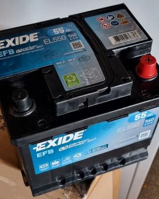 Batteria auto nuova EXIDE EL550 EFB 55AH 550A