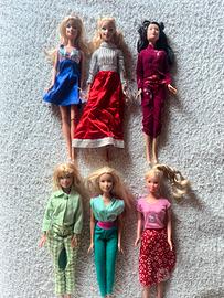 lotto 15 barbie look anni 200