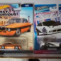 6 modelli Hotwheels 1/64 in blister 