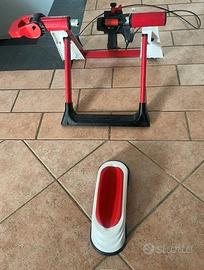 Rullo bicicletta Elite Novo Force + supporto ruota