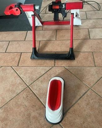 Rullo bicicletta Elite Novo Force + supporto ruota