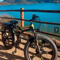 Bicicletta elettrica e pieghevole