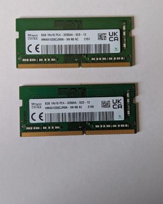 RAM SK Hynix 2X8GB DDR4 3200MHz SODIMM