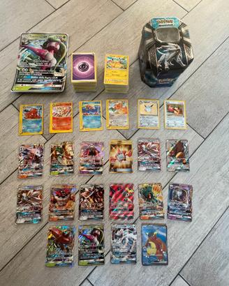 Lotto 250 Carte Pokémon + GX EX Full Art + Vintage