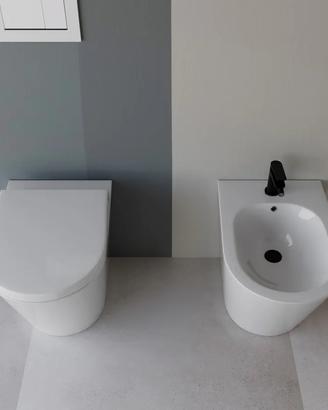 Sanitari a terra filomuro Aura