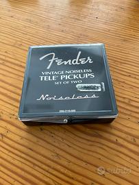 Set 2 Pick Up Fender Tele Vintage Noiseless Nuovo