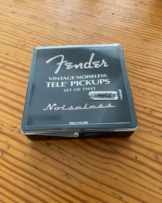 Set 2 Pick Up Fender Tele Vintage Noiseless Nuovo