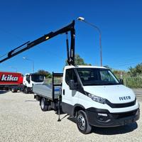 IVECO DAILY 35 35C14 H Euro 6 GRU 12 m + CASSONE