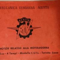 MAnuale manutanzione per MV Agusta 175 cc CSTL