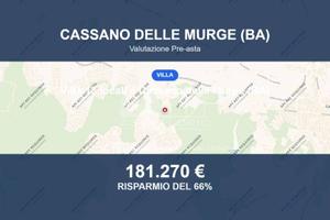 Immobile in asta di 395 m² con box auto a Cassano 