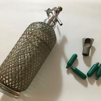 Bottiglia selz originale vintage inglese