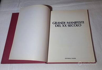 Libro: "Grandi manifesti del XX secolo"