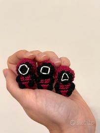 Mini amigurumi Guardie - Squid game