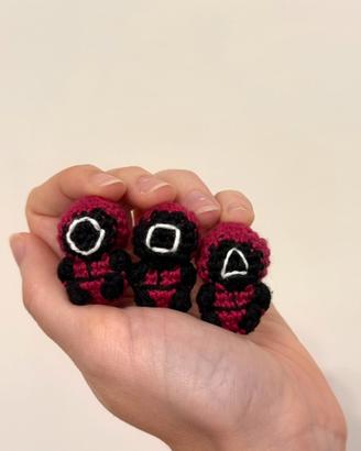 Mini amigurumi Guardie - Squid game