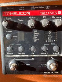 TC Helicon harmony G pedale effetto voce/chitarra