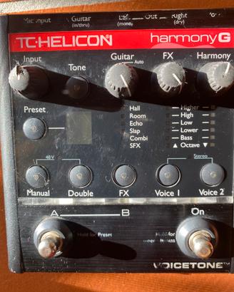 TC Helicon harmony G pedale effetto voce/chitarra