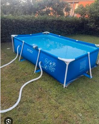 piscina intex 3 x 2 completa di pompa, filtro e ac