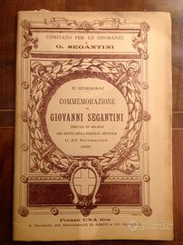 Commemorazione di Giovanni Segantini, 1899