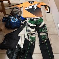 abbigliamento bambino motocross fuoristrada enduro