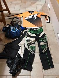 abbigliamento bambino motocross fuoristrada enduro