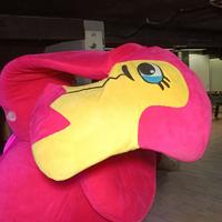 Mascotte fenicottero rosa