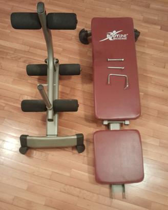 PANCA INCLINATA CON LEG EXTENSION BODYLINE