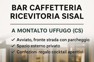 Bar caffetteria ricevitoria Montalto Uffugo (CS)